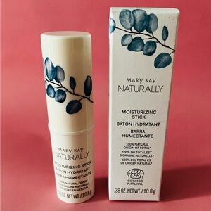 Mary Kay Naturally Moisturizing Stick — Cream with Blue Leaf Accents